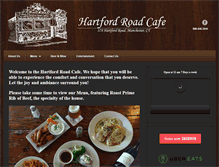 Tablet Screenshot of hartfordroadcafe.com